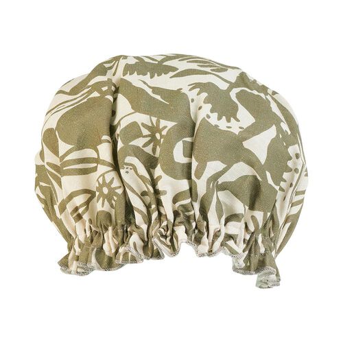 Annabel Trends Linen Shower Cap - Abstract Gum
